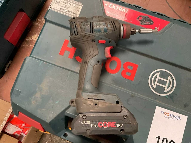 Bosch gsr 18v 55 accu slag schroefmachine - afbeelding 3 van  6