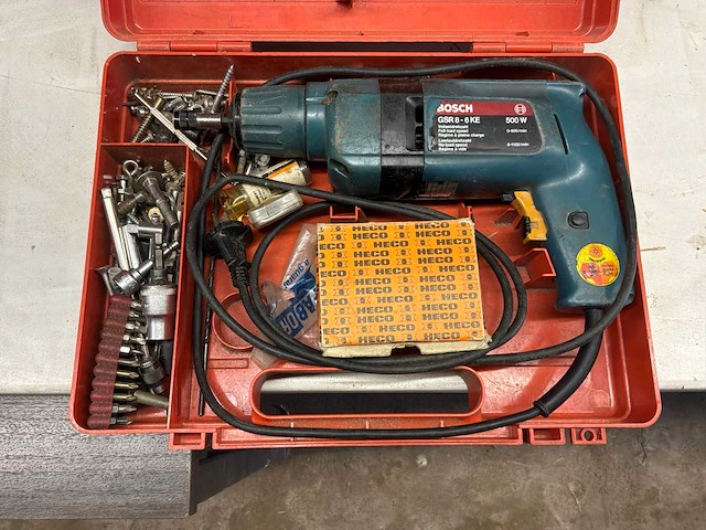 Bosch gsr 8 - 6 ke schroefmachine - afbeelding 1 van  5