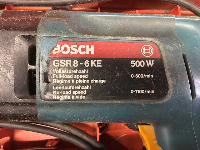 Bosch gsr 8 - 6 ke schroefmachine - afbeelding 4 van  5