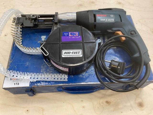 Bosch gsr6-25te schroefautomaat met trommelmagazijn - afbeelding 1 van  4