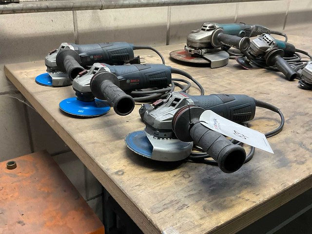 Bosch gws 13-125 ci haakse slijpmachine (3x) - afbeelding 2 van  4