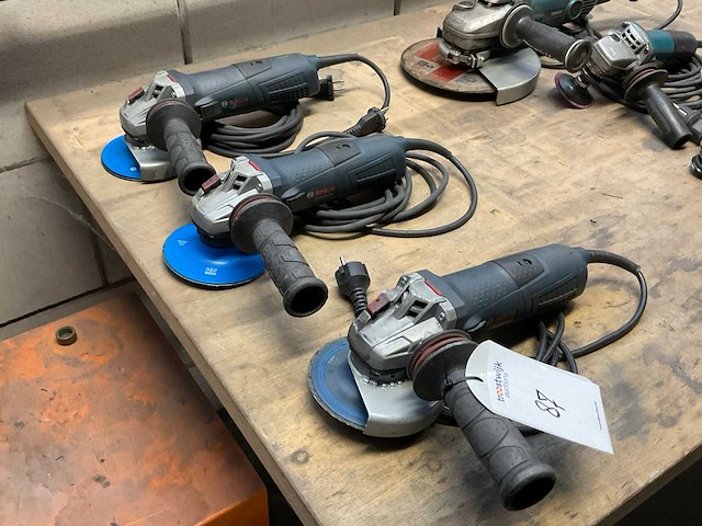 Bosch gws 13-125 ci haakse slijpmachine (3x) - afbeelding 3 van  4