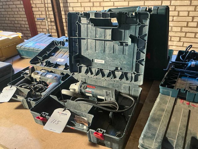 Bosch gws 1400 haakse slijpmachine - afbeelding 1 van  4