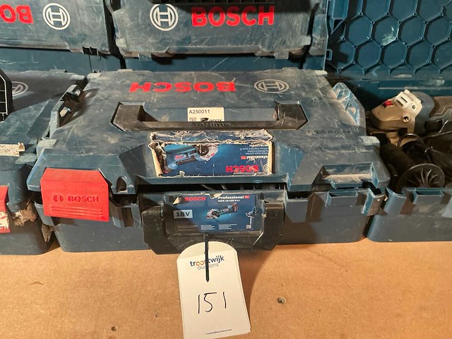 Bosch gws 18-125 v-li accu haakse slijpmachine - afbeelding 4 van  4