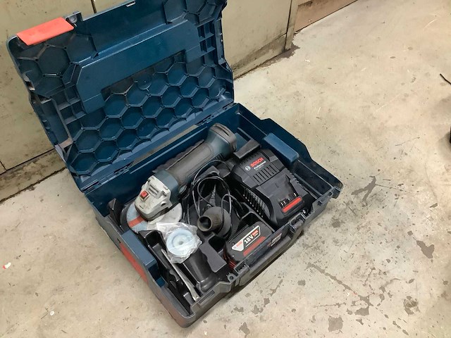 Bosch gws 18-125 v-li accu slijptol - afbeelding 4 van  5