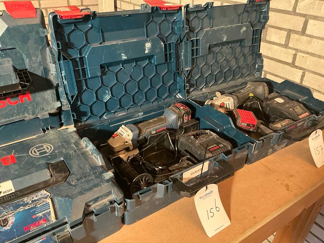 Bosch gws 18-125 v-li professional accu haakse slijpmachine - afbeelding 1 van  4