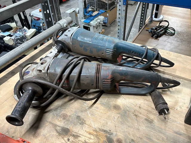 Bosch gws 24-180 jbv haakse slijpmachine (2x) - afbeelding 1 van  2