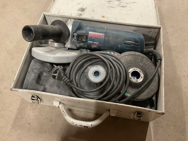 Bosch gws 850c haakse slijper - afbeelding 1 van  2