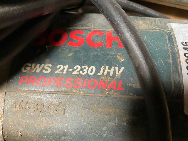 Bosch gws21-230 jhv / gws 24-230 haakse slijpmachine (3x) - afbeelding 3 van  5