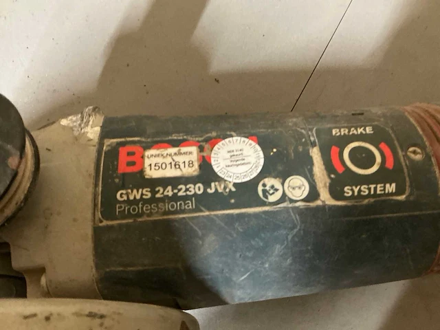 Bosch gws24-230jvx haakse slijpmachine - afbeelding 3 van  3