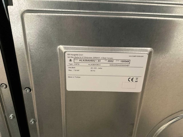 Bosch hkr39c250 & hln39a060u heteluchtoven (3x) - afbeelding 7 van  7