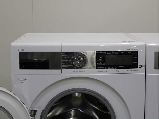 Bosch homeprofessional i-dos ecosilence drive wifi wasmachine & bosch homeprofessional selfcleaning condenser wifi wasdroger - afbeelding 3 van  8