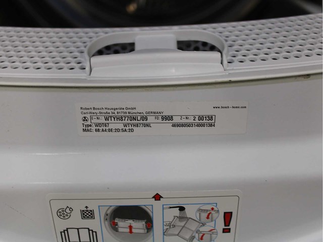 Bosch homeprofessional i-dos ecosilence drive wifi wasmachine & bosch homeprofessional selfcleaning condenser wifi wasdroger - afbeelding 8 van  8