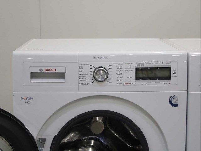 Bosch homeprofessional wasmachine & bosch homeprofessional selfcleaning condenser wasdroger - afbeelding 3 van  7