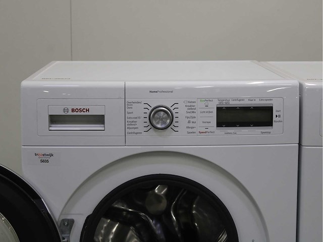 Bosch homeprofessional wasmachine & bosch homeprofessional selfcleaning condenser wasdroger - afbeelding 3 van  8