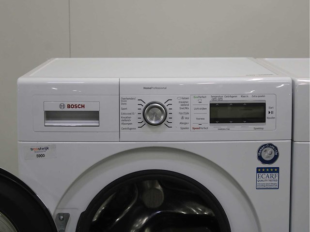 Bosch homeprofessional wasmachine & bosch homeprofessional selfcleaning condenser wasdroger - afbeelding 3 van  8