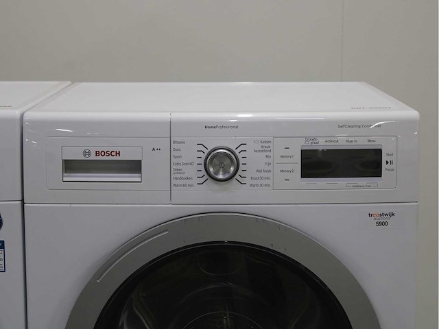 Bosch homeprofessional wasmachine & bosch homeprofessional selfcleaning condenser wasdroger - afbeelding 6 van  8