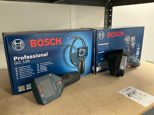 Bosch inspectiecamera en infrarood thermometer - afbeelding 1 van  7