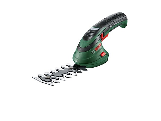 Bosch isio accugrasschaar - 3,6 v li-ion accu (1,5 ah), lader en grasschaarmes (8 cm) - afbeelding 1 van  4