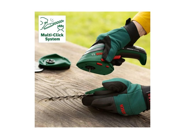 Bosch isio accugrasschaar - 3,6 v li-ion accu (1,5 ah), lader en grasschaarmes (8 cm) - afbeelding 4 van  4