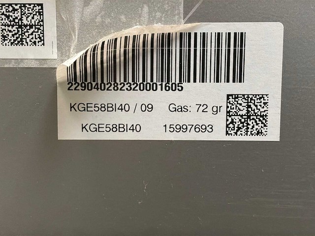 Bosch kge58bi40 09 koelkast - afbeelding 2 van  10