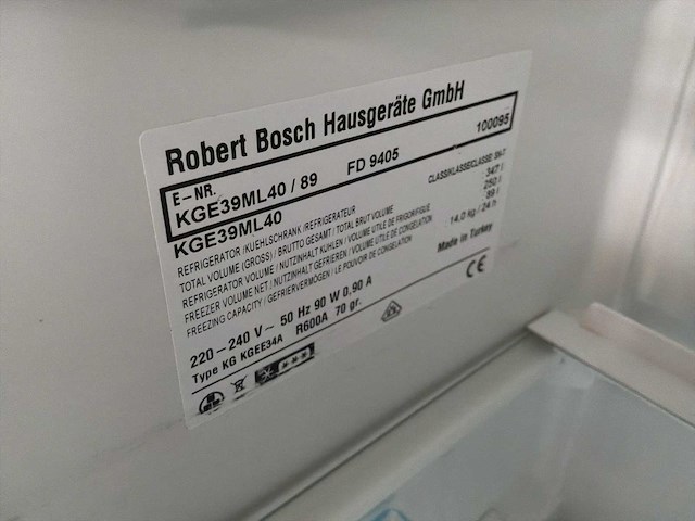 Bosch koelkast - afbeelding 9 van  9