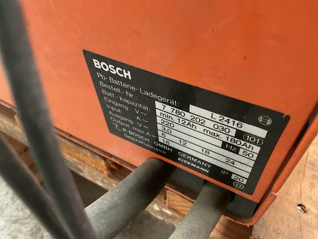 Bosch l2416 acculader - afbeelding 1 van  5