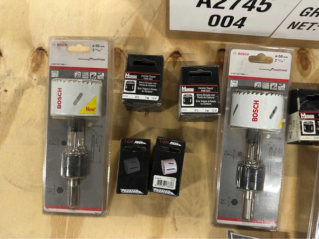 Bosch, makita en meer - partij zaag- en booraccessoires - machine accessories - afbeelding 3 van  9