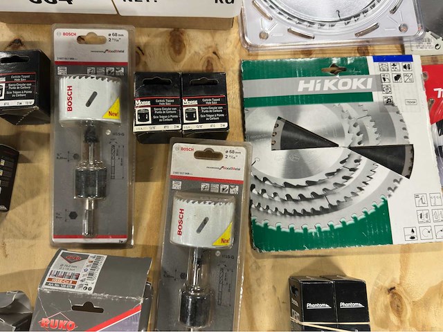 Bosch, makita en meer - partij zaag- en booraccessoires - machine accessories - afbeelding 4 van  9