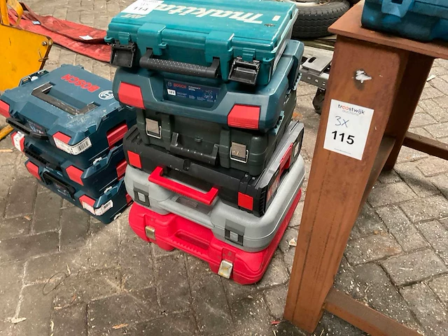 Bosch, makita, metabo, milwaukee gereedschapskoffers - afbeelding 6 van  7