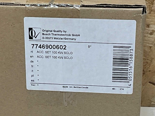 Bosch nefit 7746900602 aansluitset voor topline hr solo (2x) - afbeelding 4 van  4