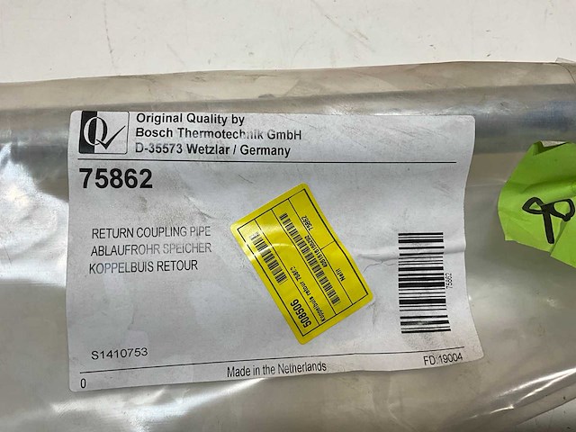 Bosch nefit 78562 koppelbuis retour - afbeelding 3 van  5