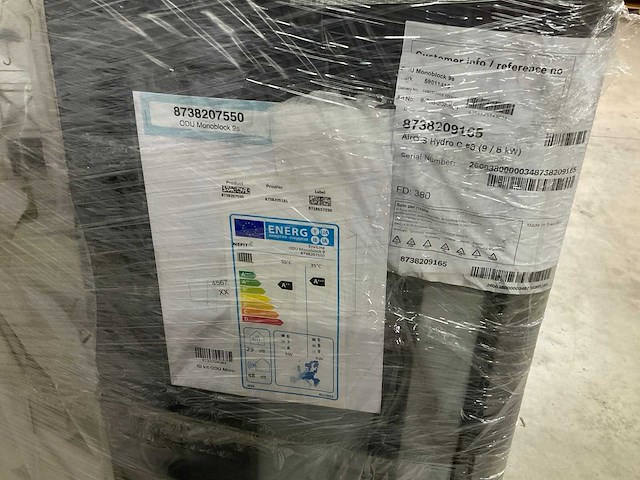 Bosch nefit airo s hydro monoblock 9s warmtepomp - afbeelding 3 van  3