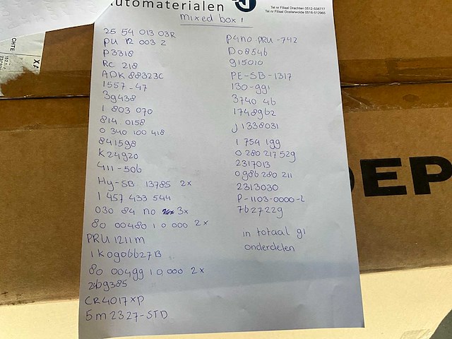 Bosch / nipparts / mann / sachs / depo - mix pallet - overige auto-onderdelen (91x) - afbeelding 23 van  23