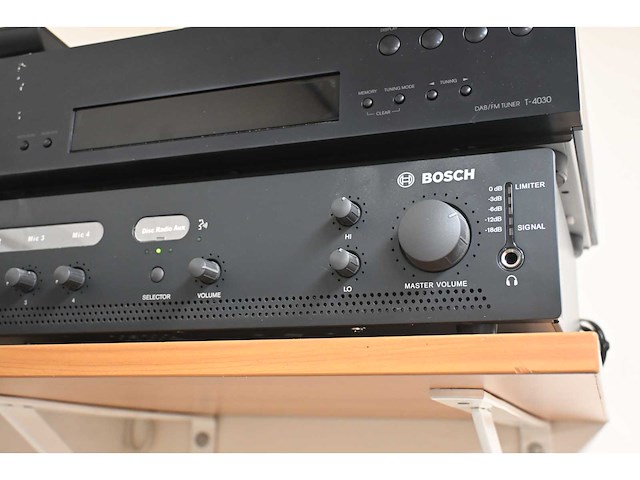 Bosch / onkyo mixer amplifier / dab/ fm tunert-4030 muziek set - afbeelding 3 van  4