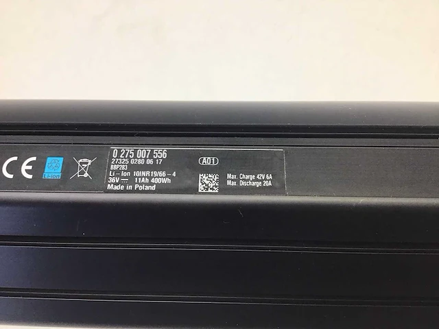 Bosch powertube 500 en 400 fietsaccu - afbeelding 3 van  5