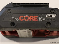 Bosch procore 18v accu gba 18v 4.0ah m-c - afbeelding 1 van  3