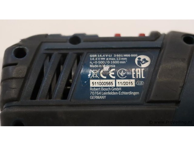 Bosch professional accu schroefboormachine gsr 14,4 v-li - afbeelding 5 van  5