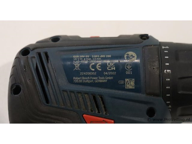Bosch professional accu schroefboormachine gsr 18v-55 - afbeelding 4 van  4