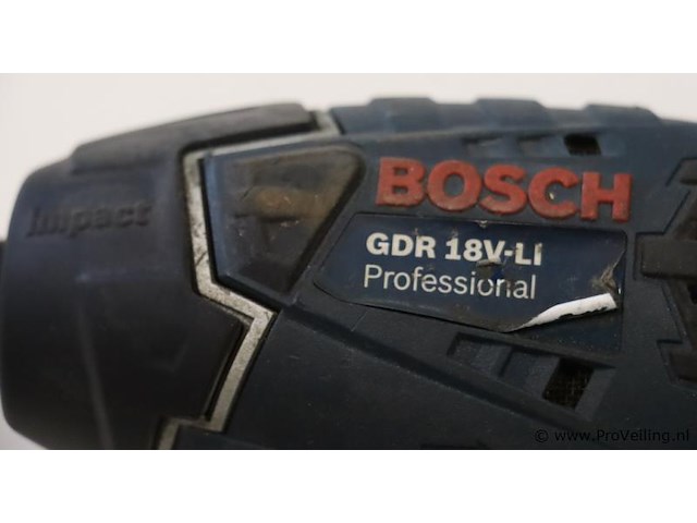 Bosch professional accu slagschroevendraaier gdr 18v-li - afbeelding 2 van  4