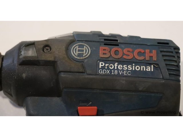Bosch professional accu slagschroevendraaier gdx 18 v-ec - afbeelding 2 van  4