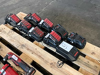 Bosch professional acculader en accu’s (6x)
