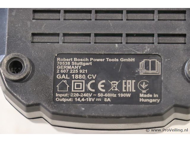 Bosch professional acculader gal 1880 - afbeelding 4 van  5