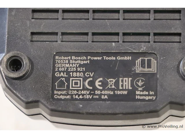 Bosch professional acculader gal 1880 - afbeelding 4 van  5