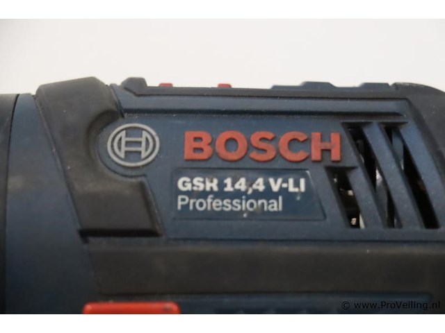 Bosch professional accuschroefboormachine gsr 14,4 v-li - afbeelding 2 van  4