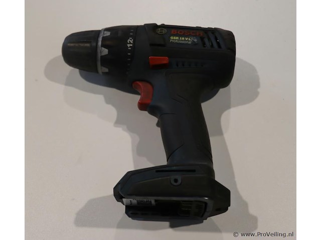 Bosch professional accuschroefboormachine gsr 18 v-li - afbeelding 1 van  4