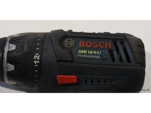 Bosch professional accuschroefboormachine gsr 18 v-li - afbeelding 2 van  4