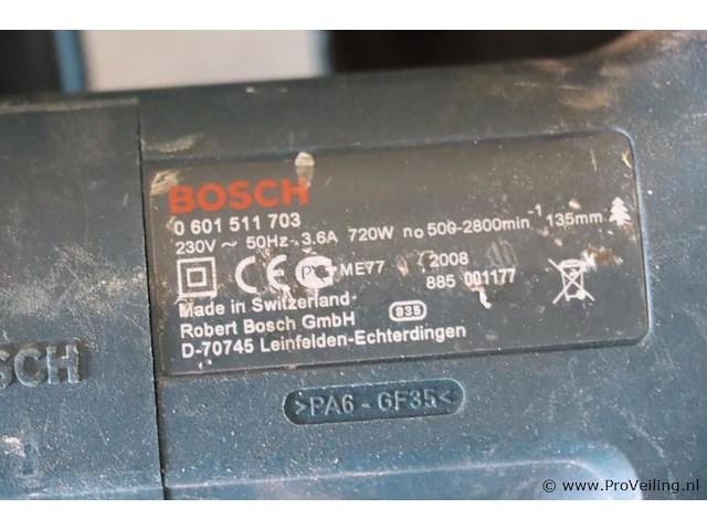 Bosch professional decoupeerzaag gst 135 bce 0 601 511 703 - afbeelding 5 van  7