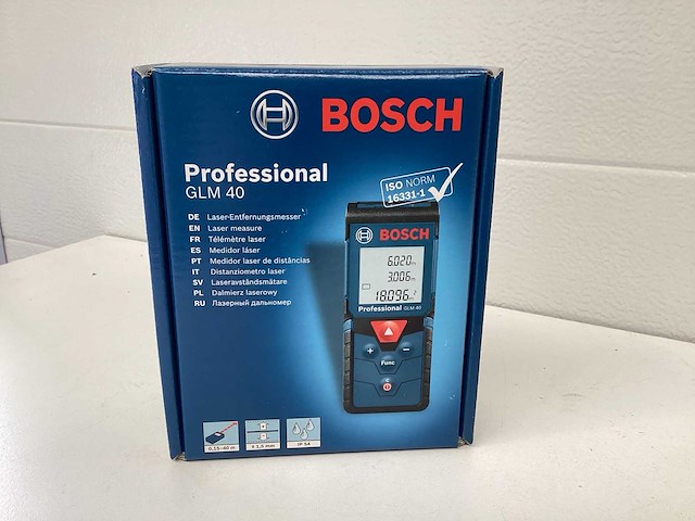 Bosch professional glm 40 laser- afstandsmeter bouwlaser - afbeelding 1 van  6