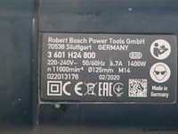 Bosch professional gws 1400 haakse slijper - afbeelding 5 van  5